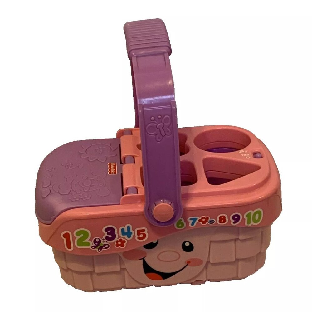 Fisher-Price Laugh & Learn Sweet Sounds Picnic Basket Pink - Basket only 2011
